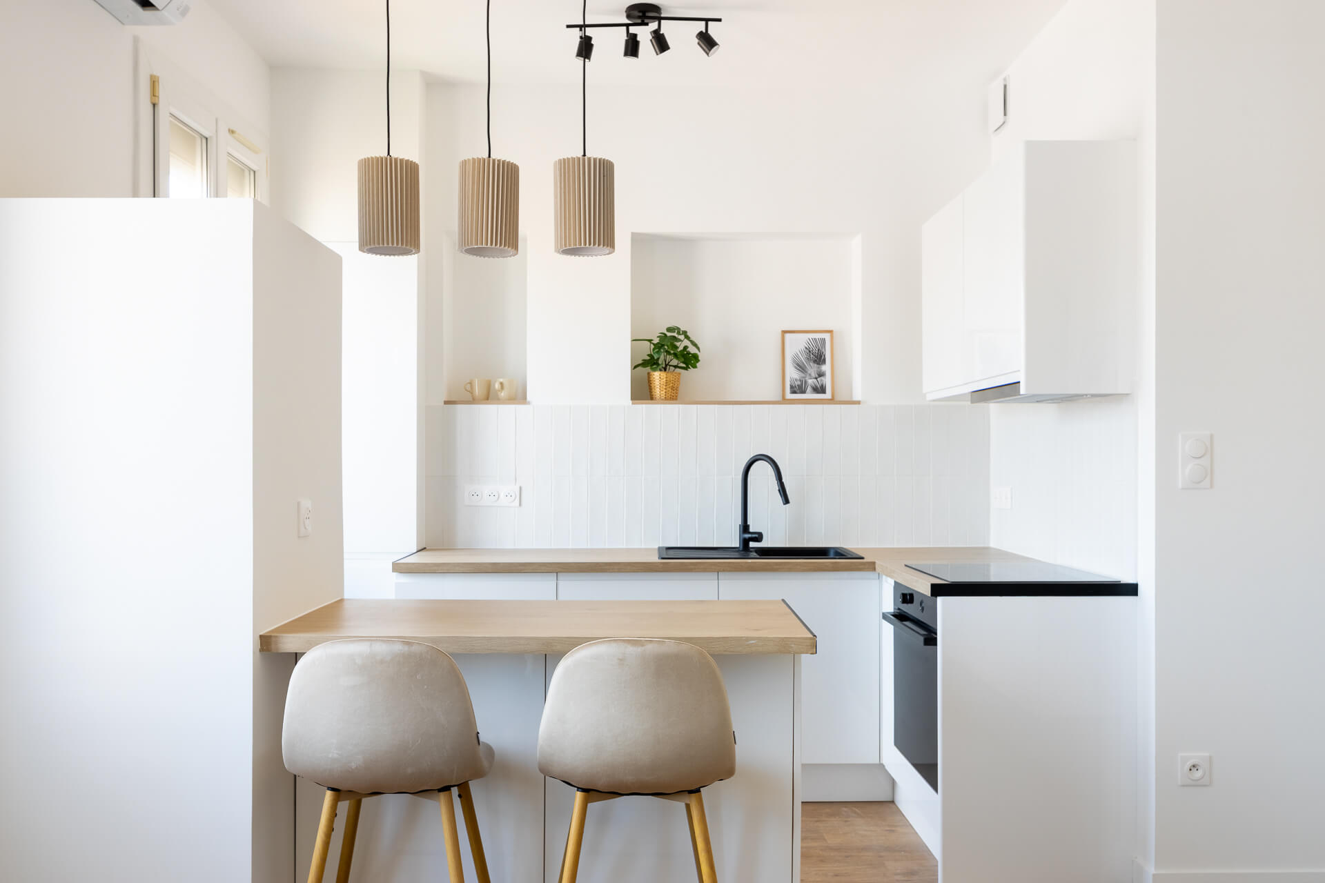 cuisine aménagée et agencée pour une location longue durée