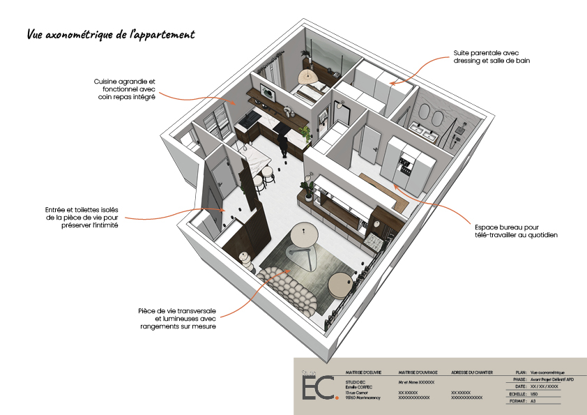 vue axonométrique d