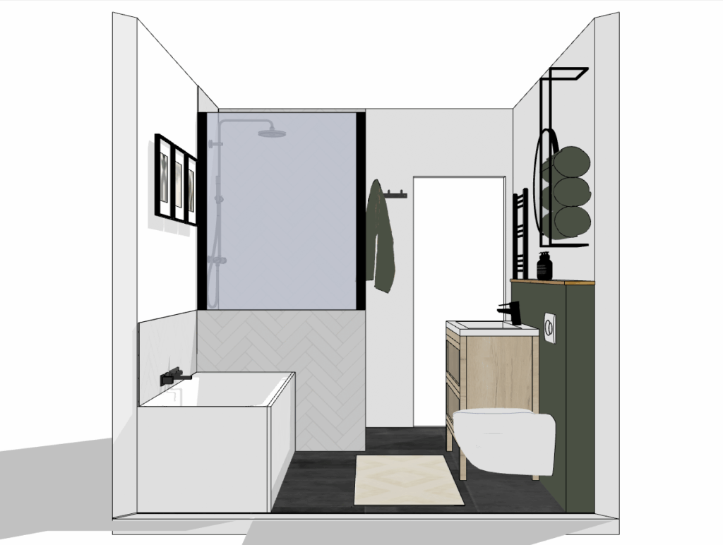 Rénovation salle de bain coupe 3d d